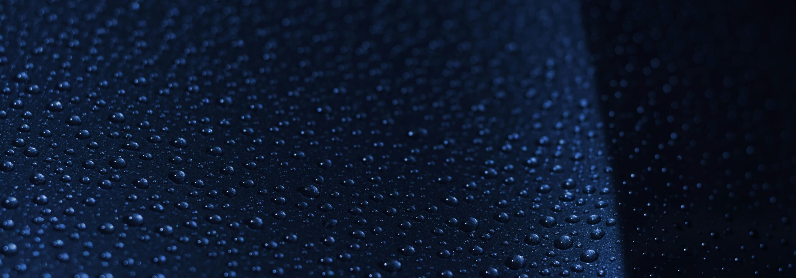 water drops on fabric